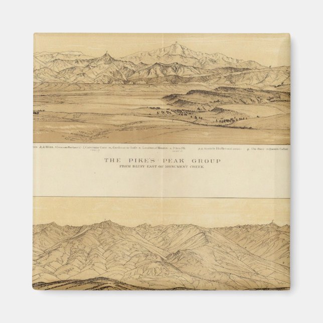 Panoramiska vyer av Colorado Magnet (Framsidan)