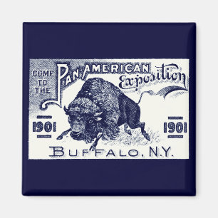 Panorera-Amerikan Expo 1901 Magnet