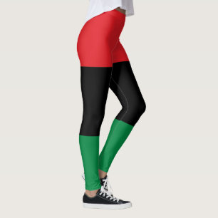 Panorera den afrikanska flagga leggings
