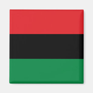 Panorera den afrikanska flagga, lyckliga Kwanzaa Magnet