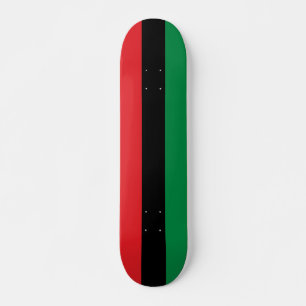 Panorera den afrikanska flagga, lyckliga Kwanzaa Mini Skateboard Bräda 18,5 Cm