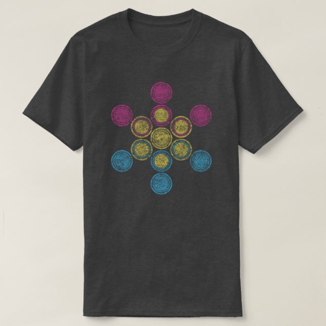 panorera helig cirklar t-shirt (Design framsida)