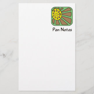 Panorera noterar stationärt brevpapper