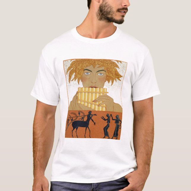 Panorera pipblåsaren, illustration från "Les T-shirt (Framsida)