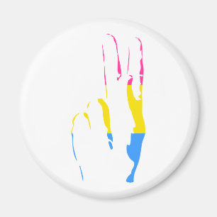 Panorera pride, fredstecken magnet