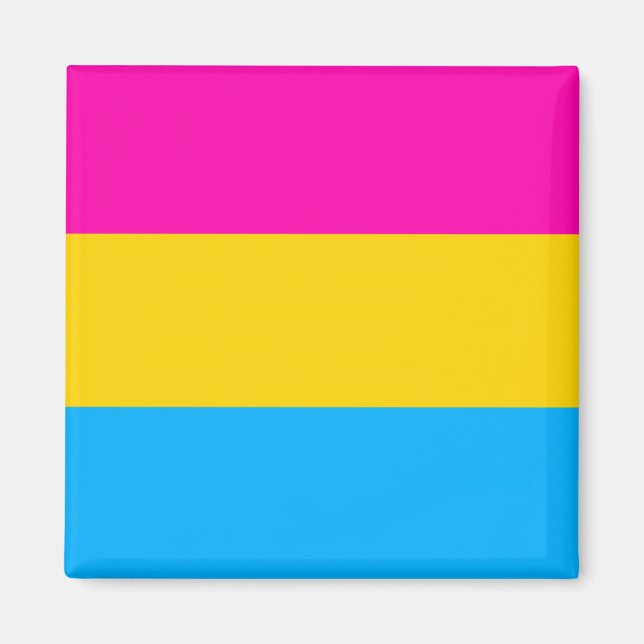 Panorera pridets flagga magnet (Framsidan)