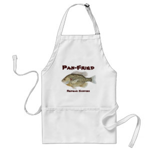 Panorera-Stekt fisk Förkläde