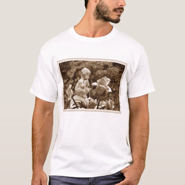 Panorera trädgårds- (ljus dräkt) t shirt (Framsida)