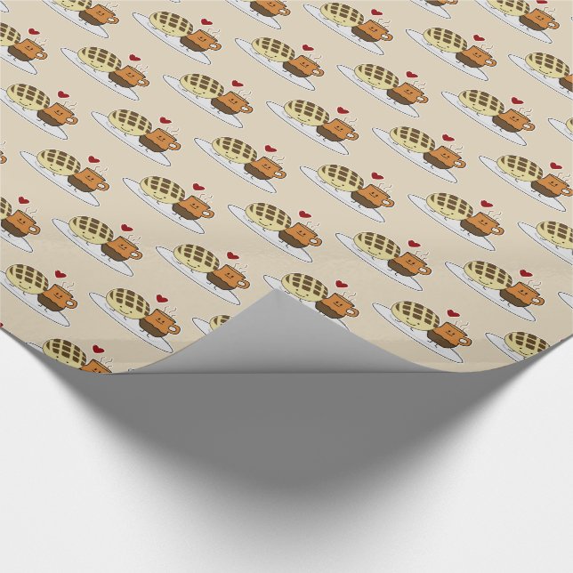 Panorerar sött bröd hoad choklad presentpapper (Hörn)