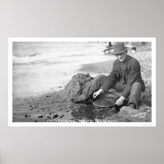 Panorering för Guld Alaska 1907 Poster