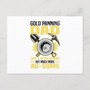 Panorering för guld vykort
