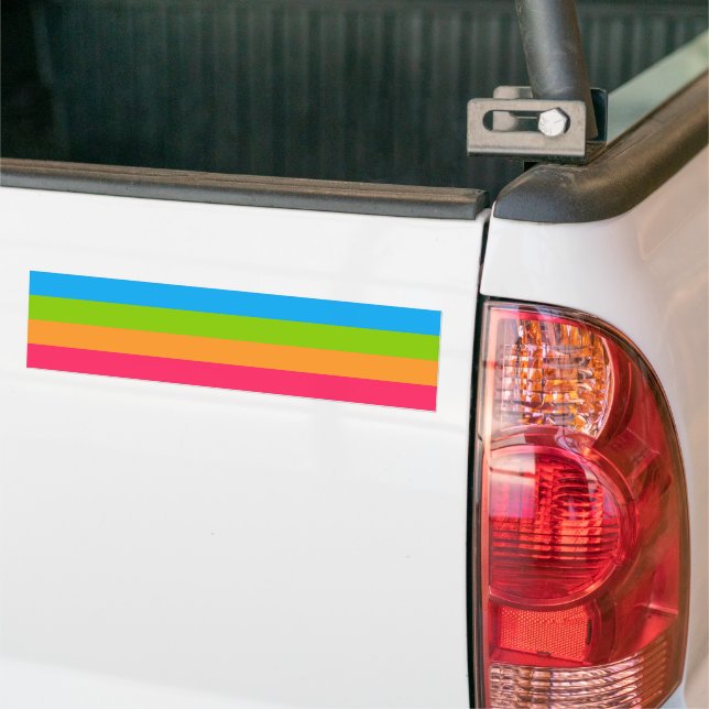 Panoromantiskt Pride Bildekal (På lastbil)