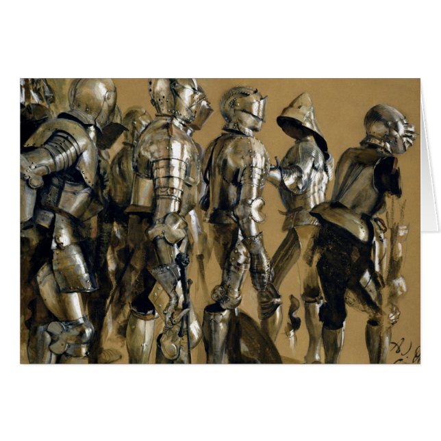 Pansar 1866 hälsningskort (Framsidan Horizontal)