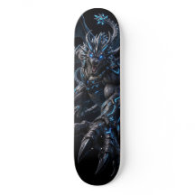 Pansar Cyberdrake klo däck - 3D Svart Blå