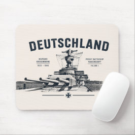 Pansarskepp Deutschland-musmatta Musmatta