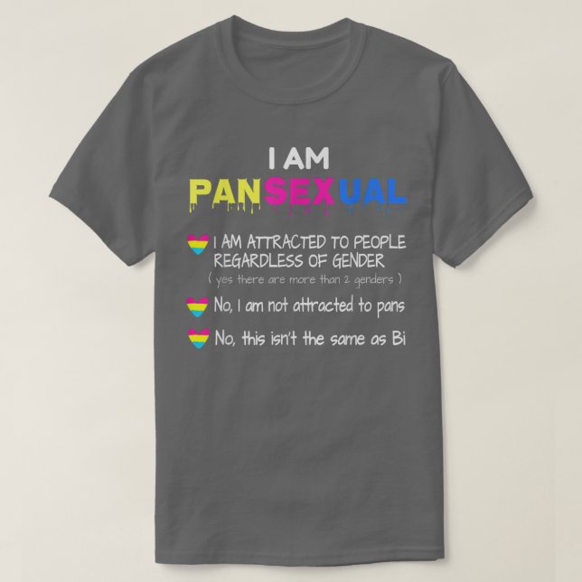 Panseual Definition Funny Pride LGBT Tee  (Design framsida)