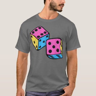 Panseual Dice Panseual Pride LGBT Month  T Shirt