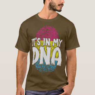 Panseual Fingerprint Pan Pride Month DNA LGBTQ Pan T Shirt