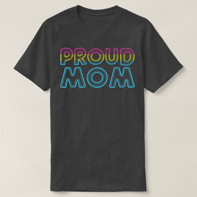 Panseuality Flagga Queer Pride Month Proud Mamma P T Shirt (Design framsida)