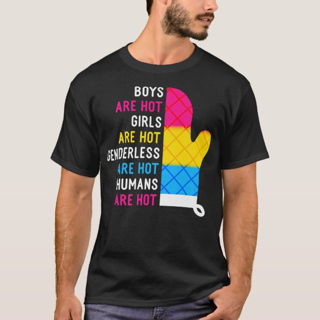 Panseuellt Stolt Definition, Rolig Pansexualitet P T Shirt (Framsida)