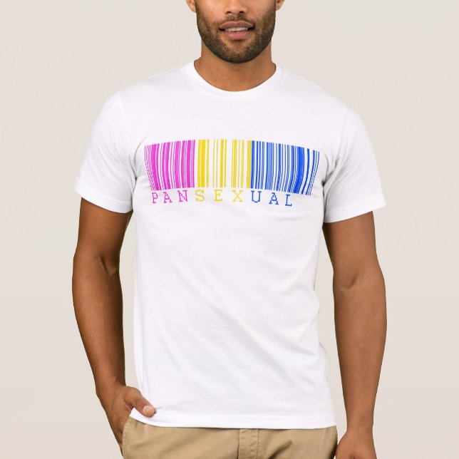 Pansexual Barcode Tee (Framsida)