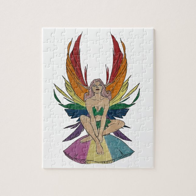 Pansexual Faerie Pussel (Vertikal)