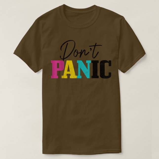 Pansexual Flag Funny LGBTQ Queer Pan Pride Month T Shirt (Design framsida)