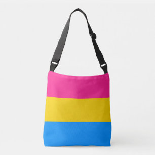 Pansexual flagga axelväska