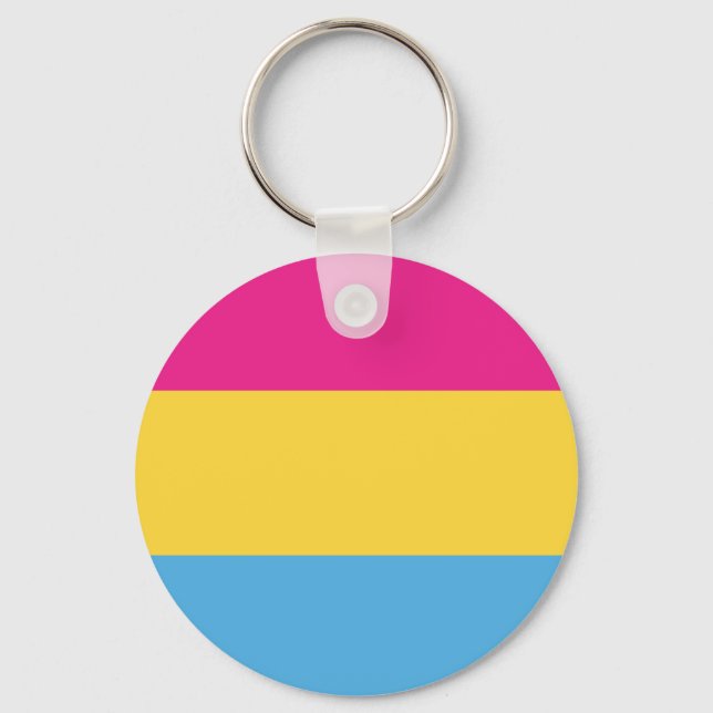 Pansexual | Flagga för Pride | RAND | Nyckelring (Framsida)