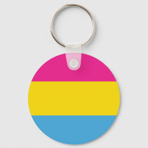 Pansexual flagga Keychains Nyckelring