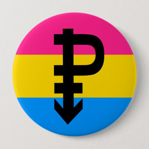 Pansexual flagga knapp