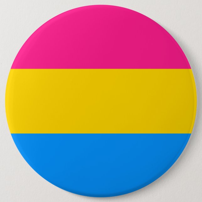 Pansexual flagga knapp (Framsida)