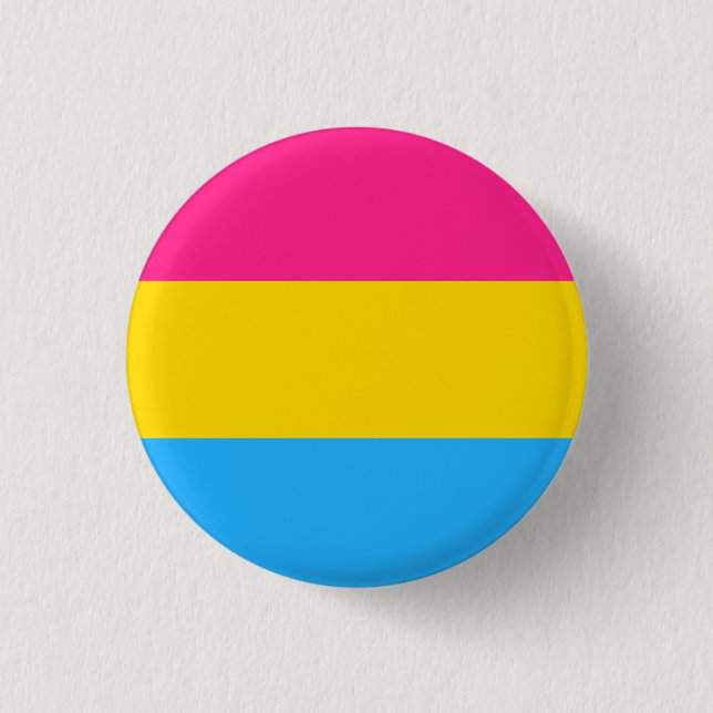 Pansexual flagga-knapp/stift knapp (Framsida)