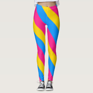 Pansexual flagga leggings