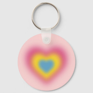 Pansexual flagga på dimmigt färg nyckelring