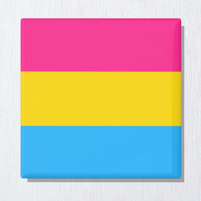 Pansexual Flagga & Pride community /gender flagga Magnet (Skapare uppladdad)