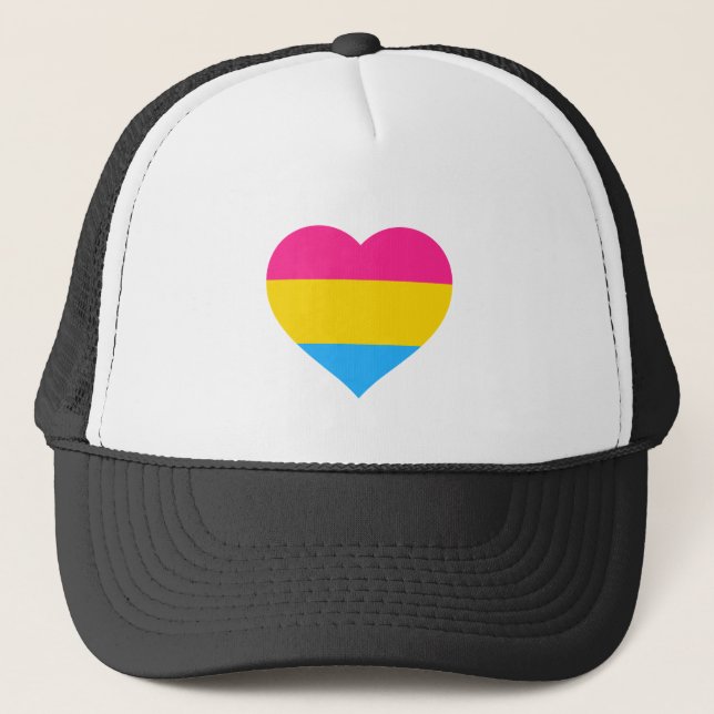 Pansexual Flagga & Pride community mode hats Keps (Framsida)