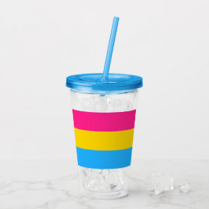 Pansexual Flagga Take Away Mugg