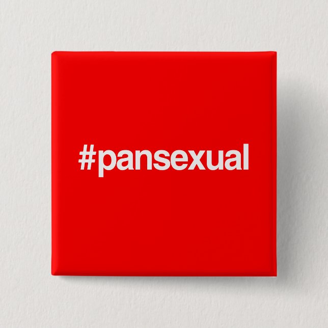 PANSEXUAL HASHTAG KNAPP (Framsida)