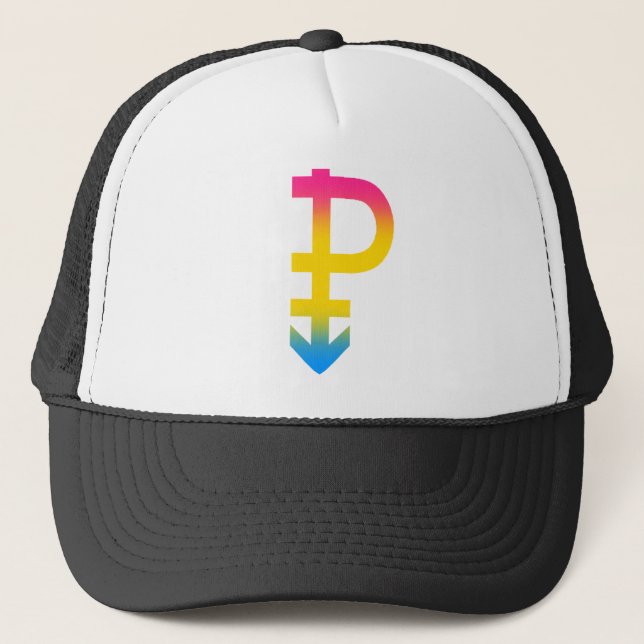 Pansexual hatt truckerkeps (Framsida)