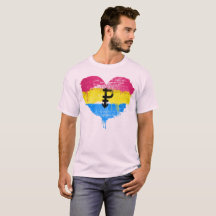 PANSEXUAL HJÄRTA - PANSEXUAL KÄRLEK - SYMBOL -