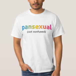 Pansexual (inte förvirrad) skjorta t-shirt