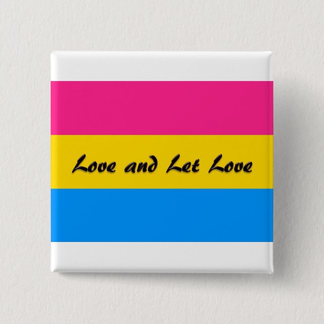 Pansexual:  Kärlek och l5At kärlek Knapp (Framsida)