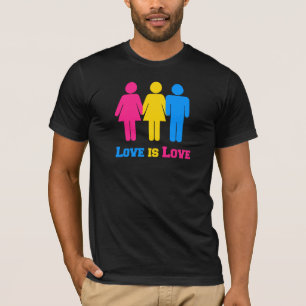 Pansexual kärlek t-shirt