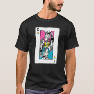 Pansexual Kung of Hearts LGBT Q Pan Pride par m T Shirt