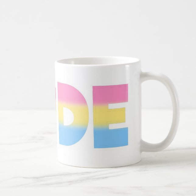 Pansexual/Omnisexual pride Kaffemugg (Höger)