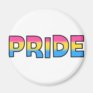 Pansexual/Omnisexual pride Magnet
