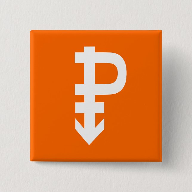 PANSEXUAL P-SYMBOLVIT KNAPP (Framsida)