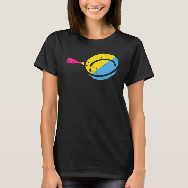 Pansexual Pan Pun  Pride Flag Lgbt Humor Men Women T Shirt (Framsida)