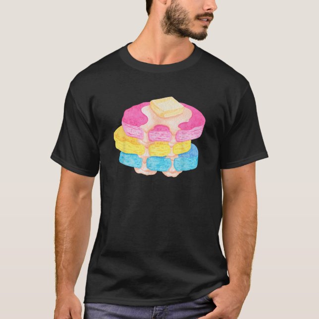 Pansexual Pancake T Shirt (Framsida)